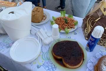 Animado concurso de repostería en el Caserío de Gando (Foto TA)